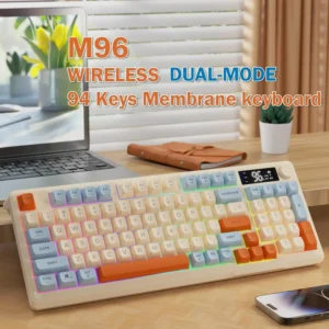 ZIYOU LANG Wireless Gaming Keyboard with Display & Knob