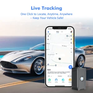 Portable Vehicle GPS Tracker – 15-Day Battery