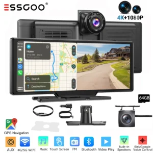 10.26” 4K Dash Cam CarPlay Screen