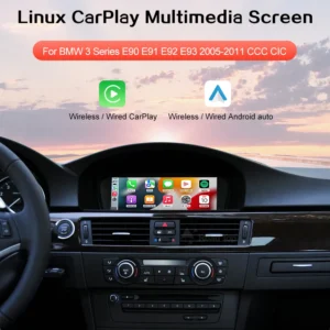 8.8” Wireless CarPlay & Android Auto Screen for BMW E90/E60